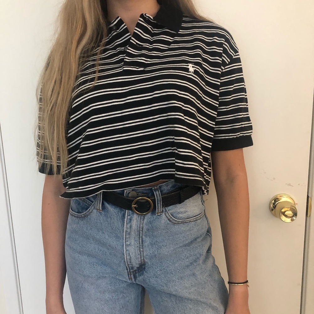 Ralph Lauren cropped polo shirt
